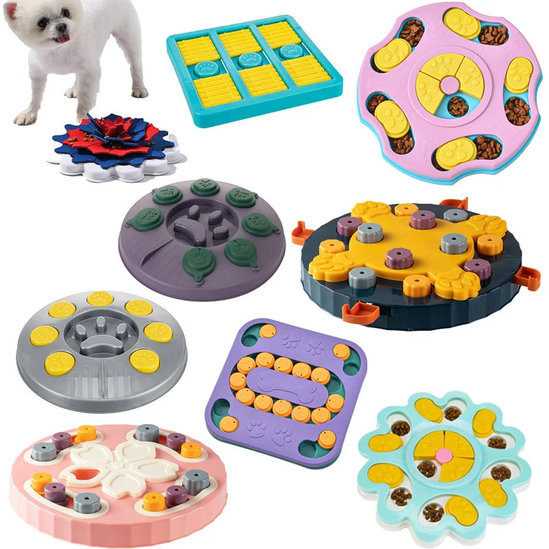 SmartPaws™ Interactive Dog Puzzle Slow Feeder & Treat Dispenser