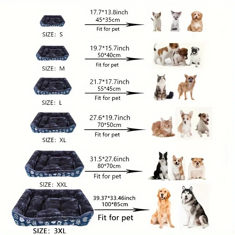 SnuggleSofa™ Cozy Pet Bed – Warm Cushioned Lounger