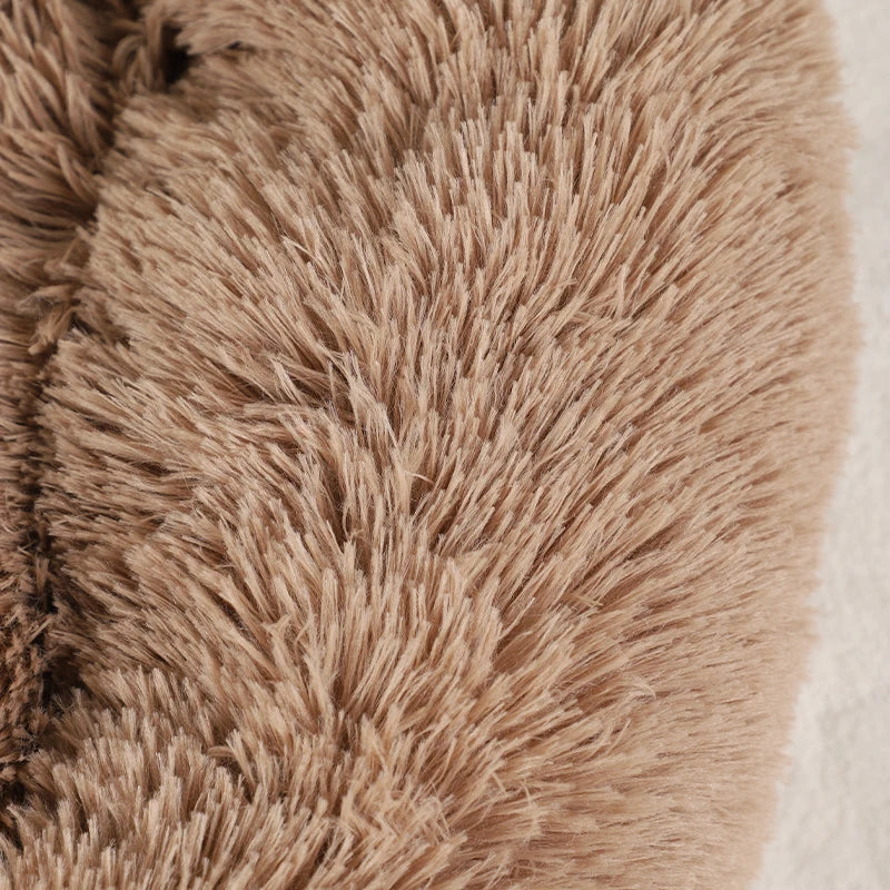 CozyPaws™ Plush Donut Dog Bed