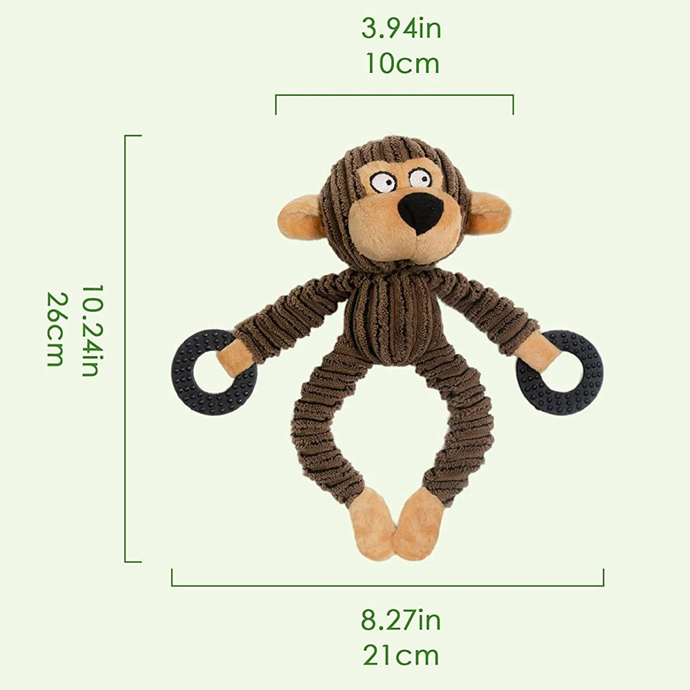 PawPal™ Interactive Plush Squeaky Dog Toy