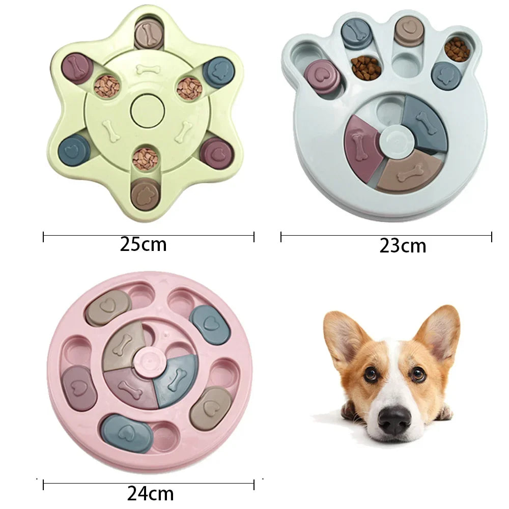 SmartPaws™ Interactive Dog Puzzle Slow Feeder & Treat Dispenser