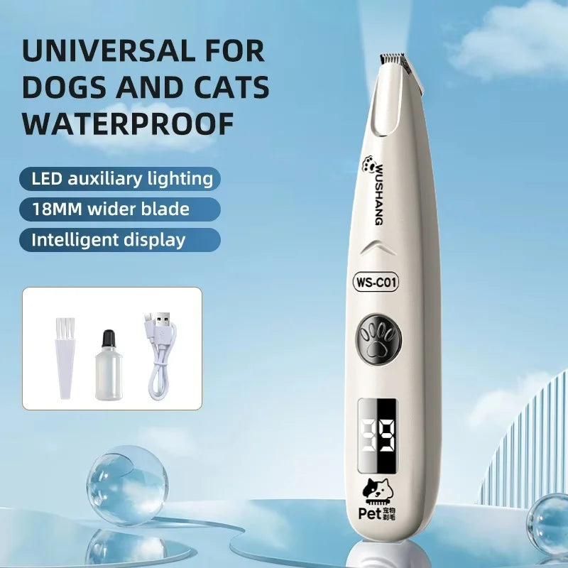 PawPrecision™ LED Pet Paw & Detail Grooming Trimmer