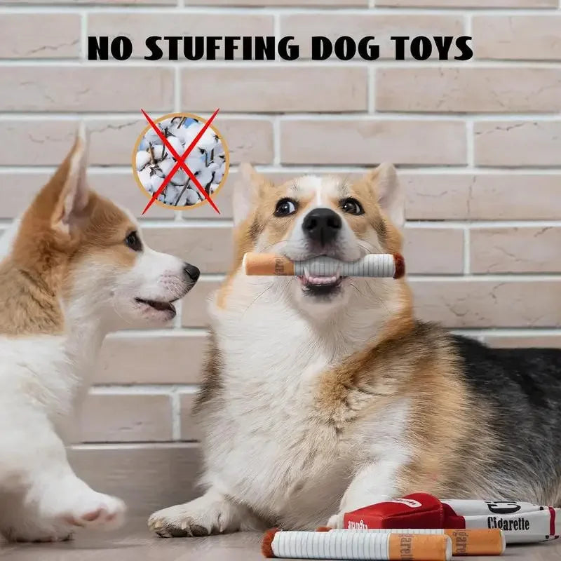 PuffPup™ Interactive Plush Dog Toy