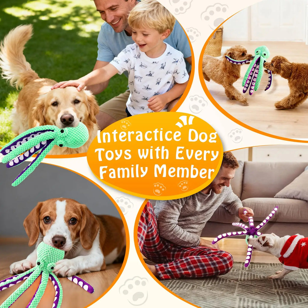 PlayPals™ Squeaky Plush Dog Toy Collection