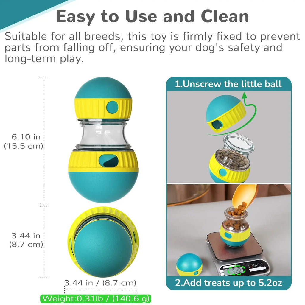 TreatPup™ Interactive Slow Feeder Puzzle Ball