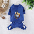 Cozy Fleece Hooded Jumpsuit for Dogs & Cats