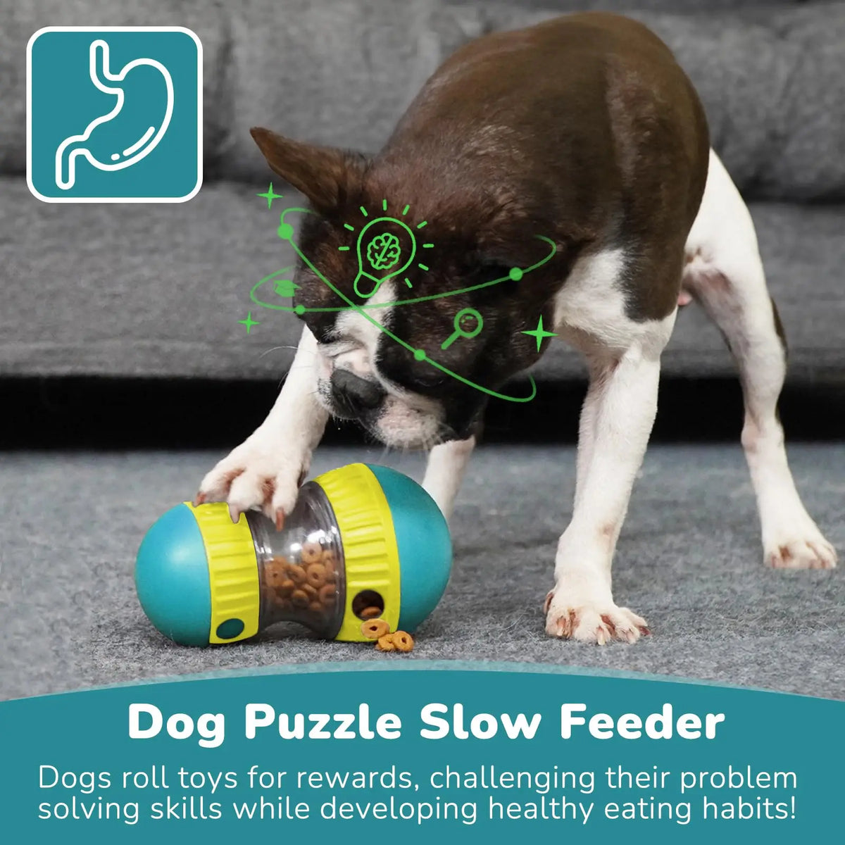 TreatPup™ Interactive Slow Feeder Puzzle Ball