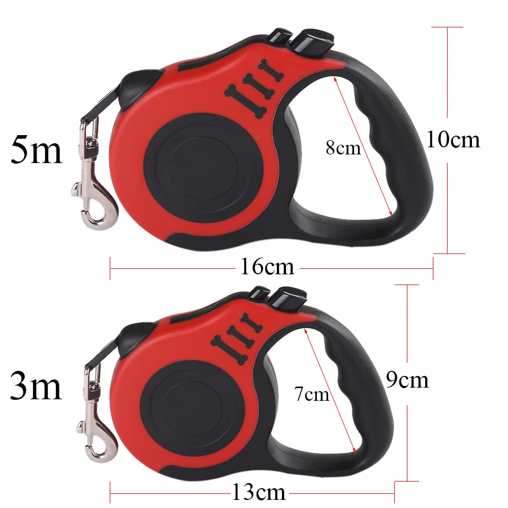 TrailPaw™ Retractable Pet Leash – 3M & 5M Walking Lead