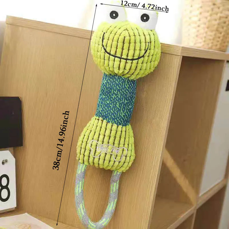 WildPals™ Corduroy Squeaky Dog Toy