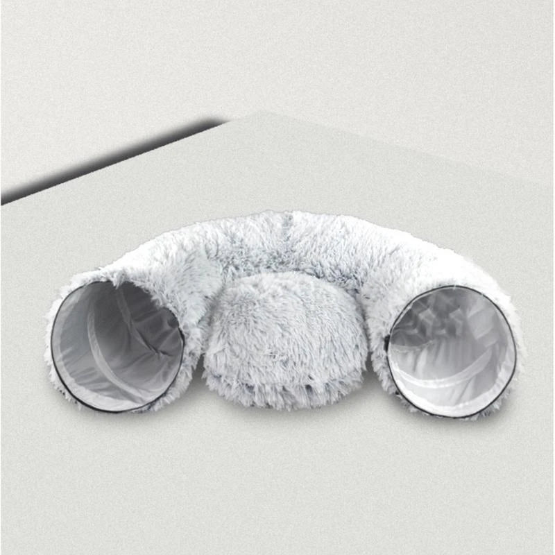 CozyCave™ Soft Plush Cat Hideaway Bed