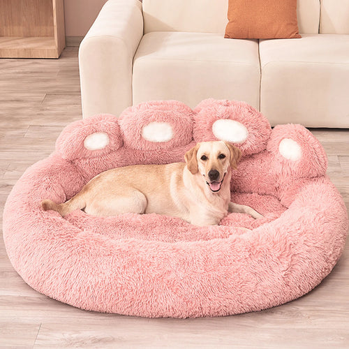 CozyPaws™ Plush Donut Dog Bed