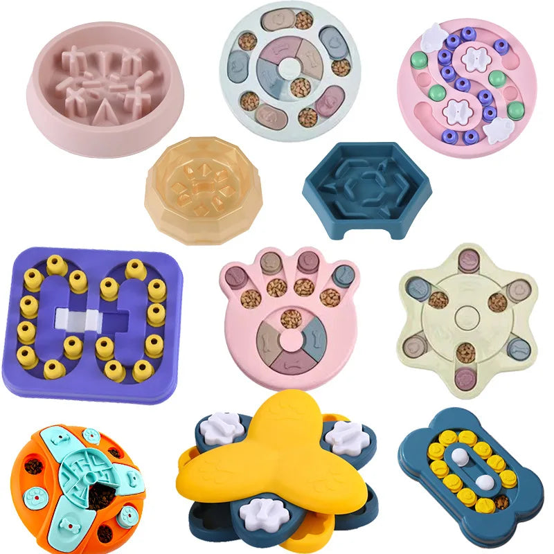 SmartPaws™ Interactive Dog Puzzle Slow Feeder & Treat Dispenser