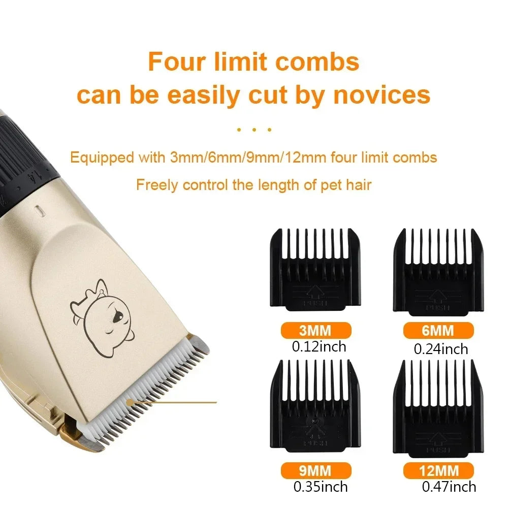 PawTrim™ USB Rechargeable Pet Grooming Clipper