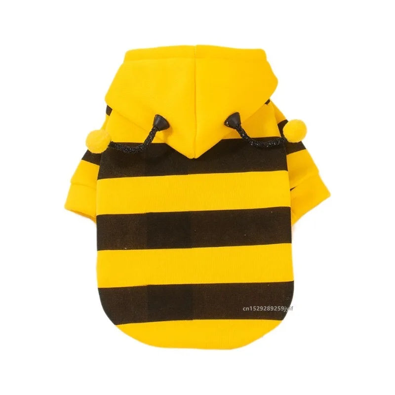 HoneyPaws™ Bee Costume Hoodie – Cozy Outfit for Dogs & Cats