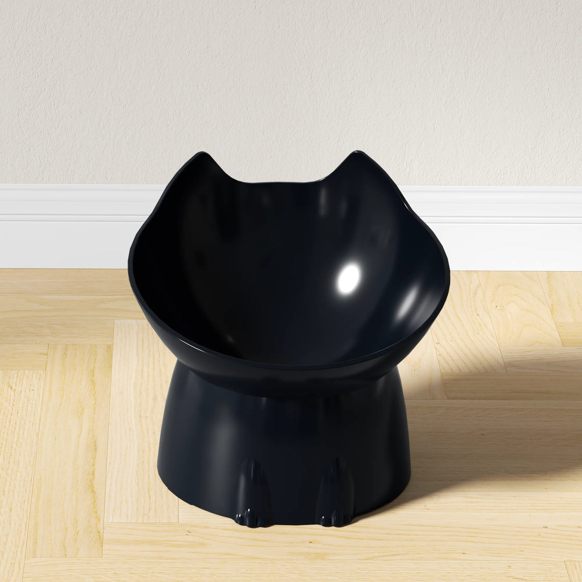 WhiskerWare™ Elevated Cat Bowl – Anti-Tip Raised Feeding Dish