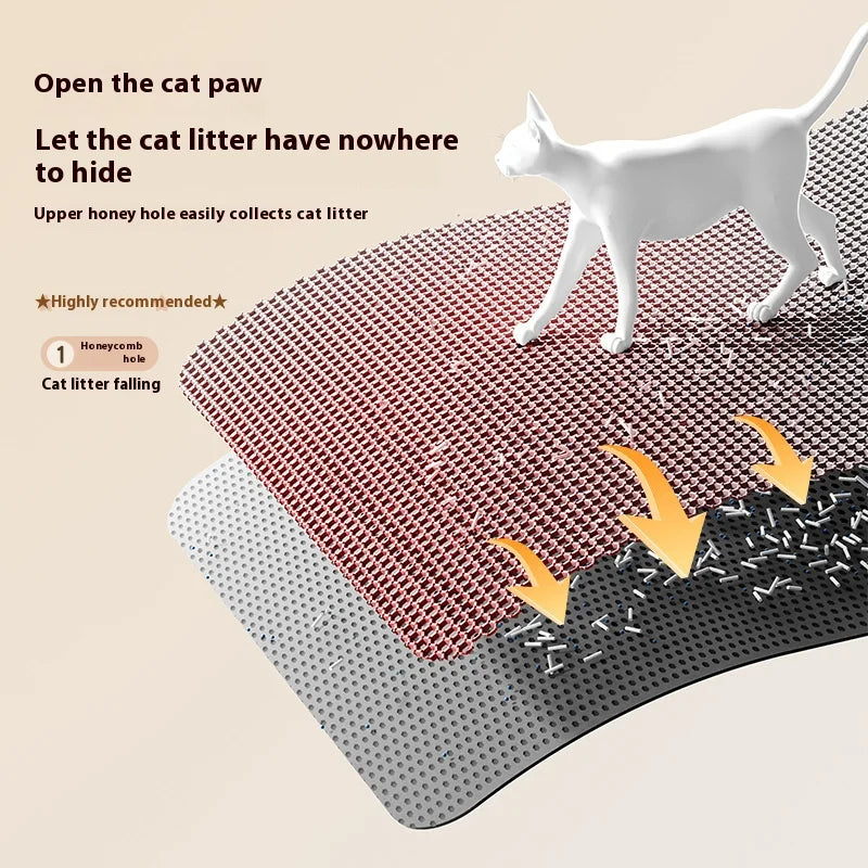 LitterGuard™ Double-Layer Cat Litter Trapping Mat