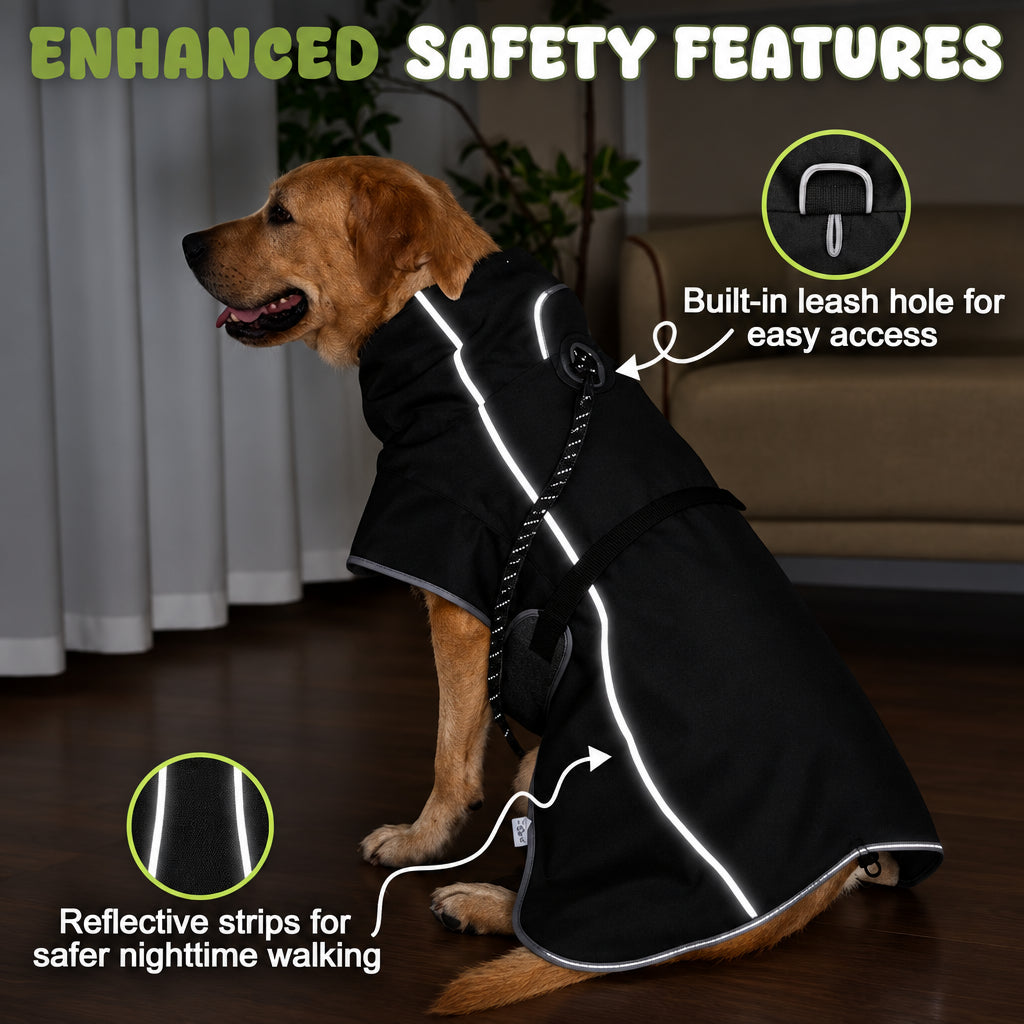 AmigoShield™ Reflective Waterproof Dog Jacket