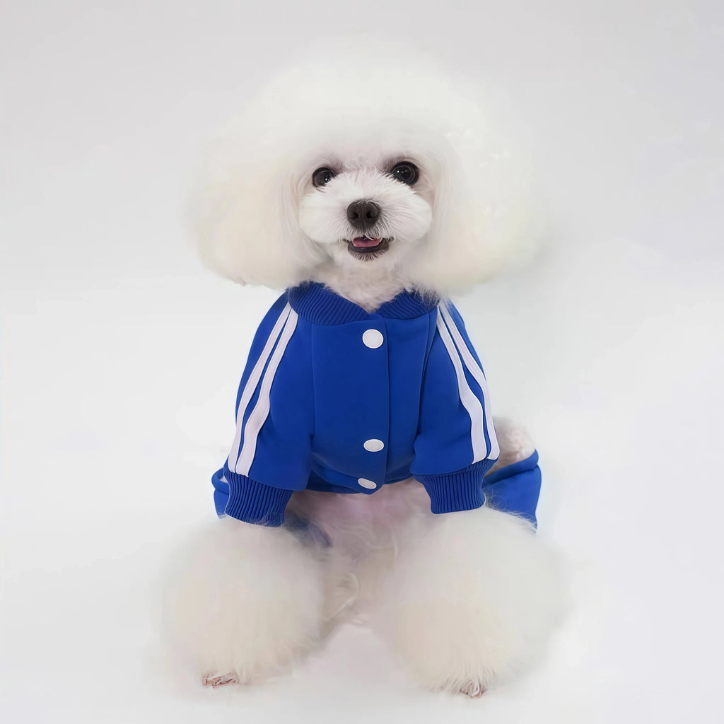 Cozy Fleece Hooded Jumpsuit for Dogs & Cats