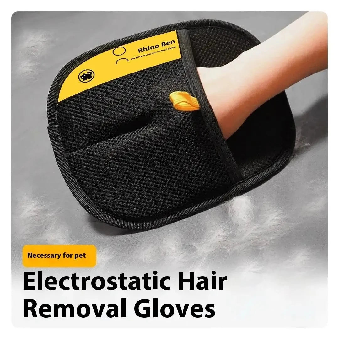 FurGlide™ Pet Grooming & Deshedding Massage Glove