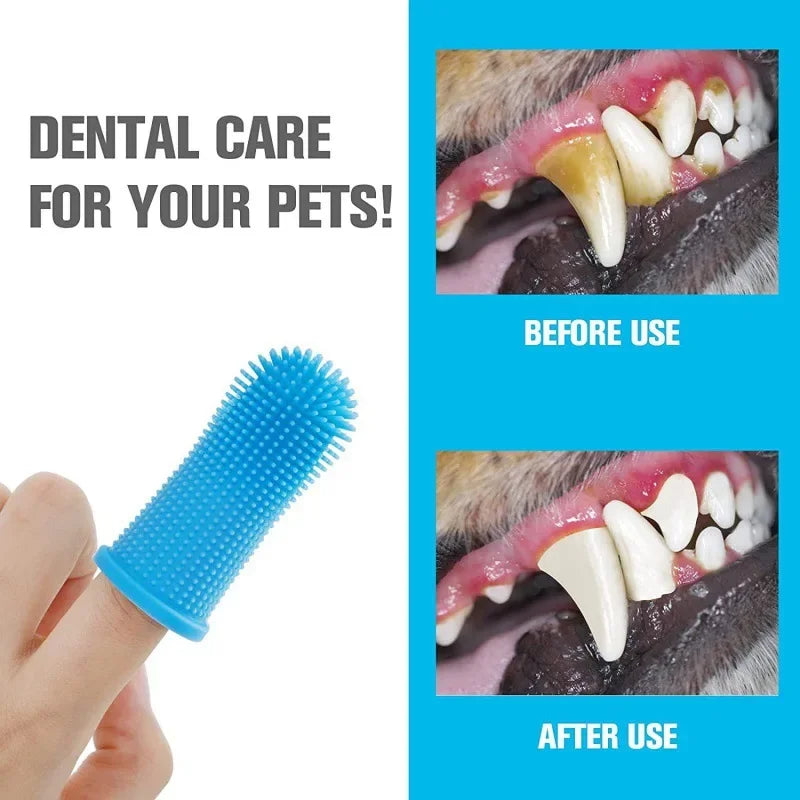 FreshPaws™ Soft Silicone Pet Finger Toothbrush