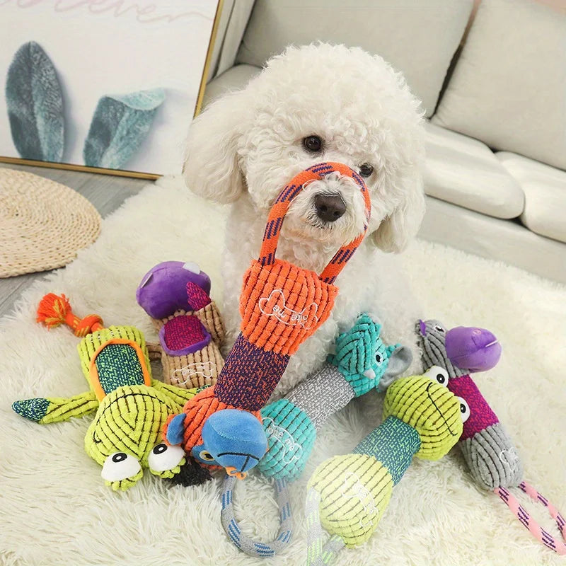 WildPals™ Corduroy Squeaky Dog Toy