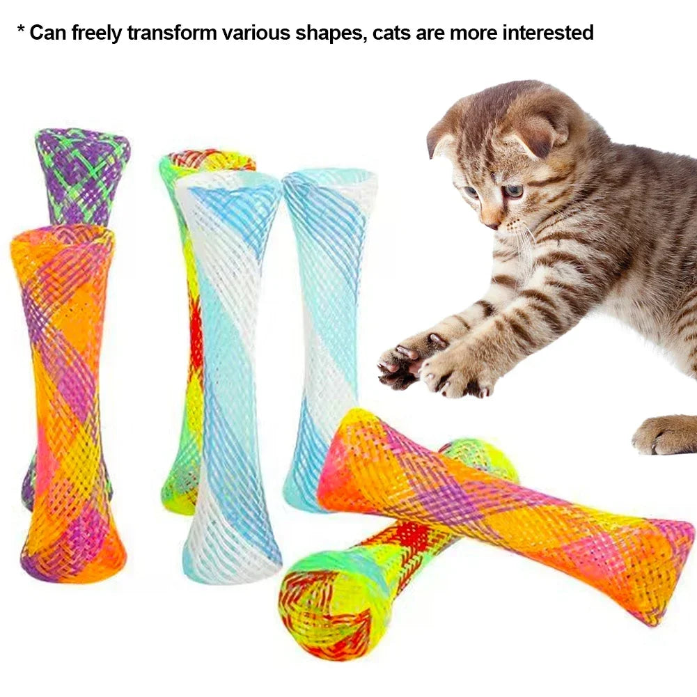 PurrSpring™ Colorful Interactive Cat Spring Toys